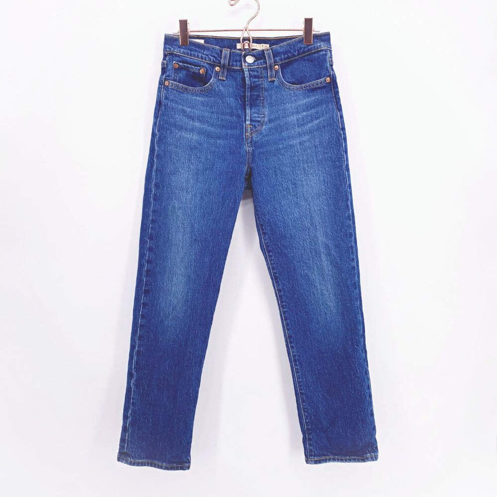 Levi's Wedgie Straight Button Fly Jeans